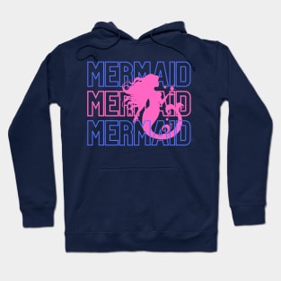 Mermaid in bright colours Hoodie